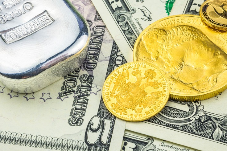 american dollar backed by gold and silver